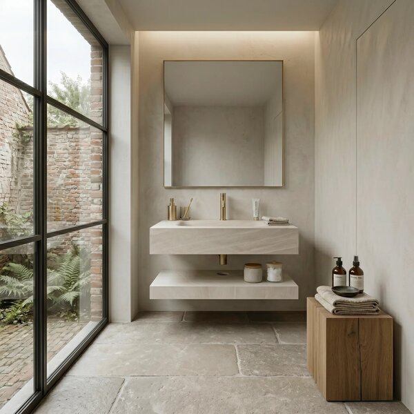 Lavabo da Parete con Mensola Rea Apollo Gran Cloud Sky 70
