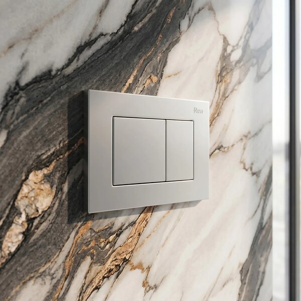 Pulsante per supporto set da incasso WC Rea J K011A-Q e Slim 024N Satin