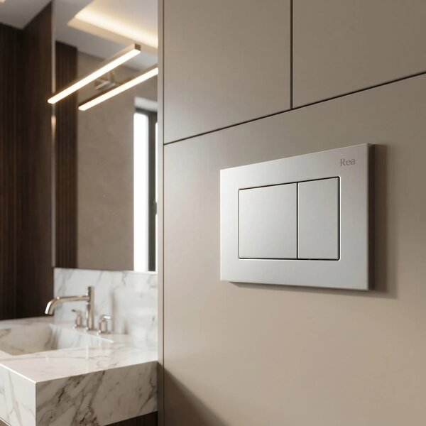 Pulsante per supporto set da incasso WC Rea J K011A-Q e Slim 024N Satin