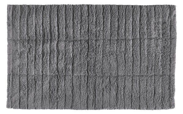 Tappetino da bagno grigio 80x50 cm Tiles - Zone