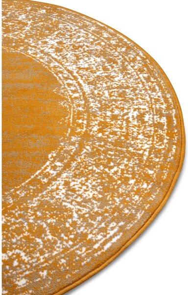 Tappeto rotondo giallo/arancio ø 160 cm Méridional - Hanse Home
