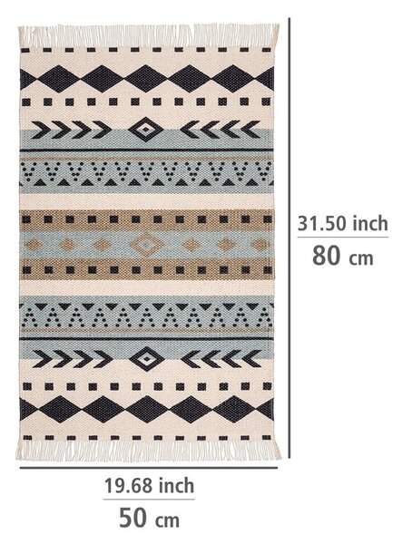 Tappeto da bagno in cotone riciclato , 50 x 80 cm Bere - Wenko