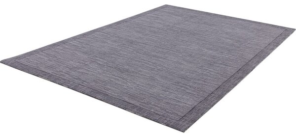 Tappeto in lana grigio scuro 133x180 cm Linea - Agnella
