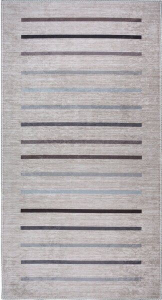 Tappeto lavabile grigio chiaro 80x150 cm - Vitaus