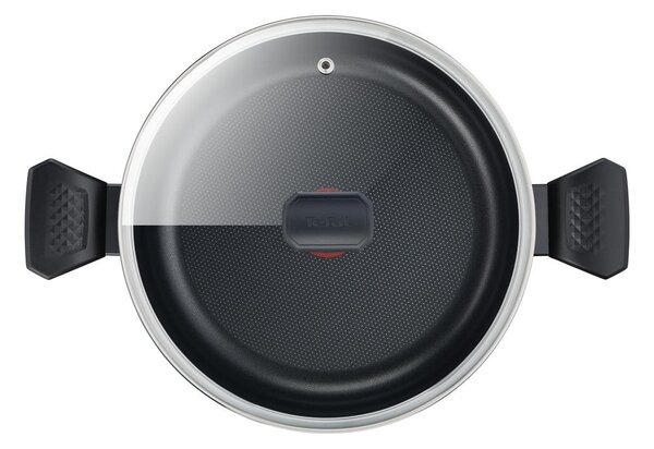Padella in alluminio con coperchio ø 28 cm Simply Clean Red - Tefal