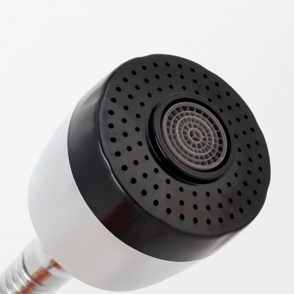 Rubinetto a parete in metallo 360° rotante miscelatore lavello 2 modalità con maniglia monocomando per casa giardino bagno lavanderia - G1/2in