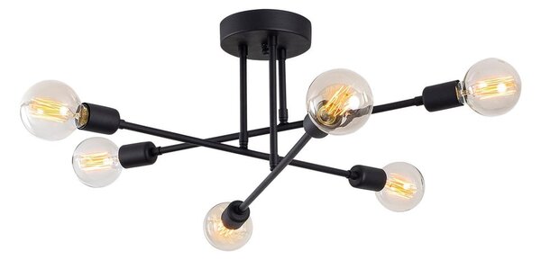 Plafoniera nera 64x64 cm Flower – Opviq lights