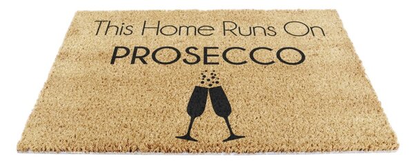 Zerbino in cocco 40x60 cm This Home Runs On Prosecco - Artsy Doormats