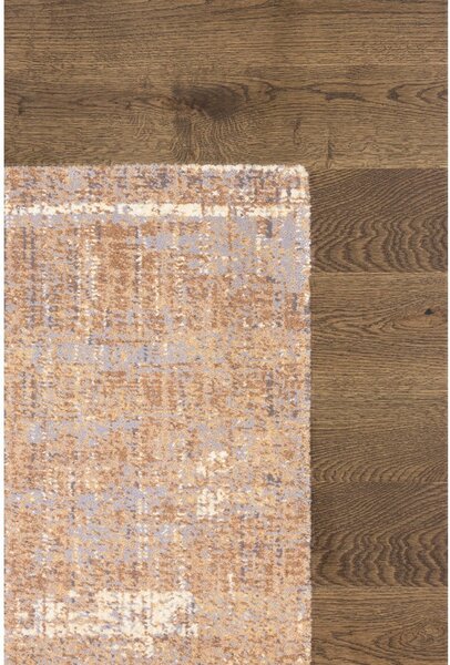 Tappeto in lana marrone 100x180 cm Layers - Agnella