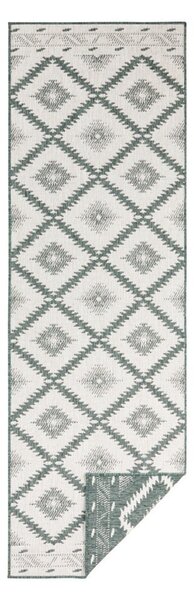 Tappeto per esterni verde e crema , 250 x 80 cm Malibu - NORTHRUGS