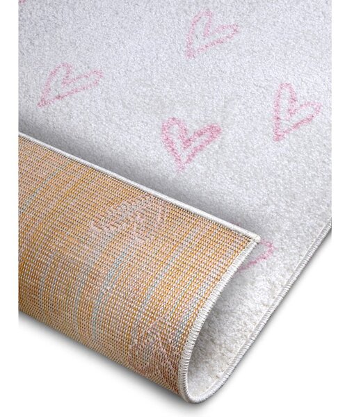 Tappeto per bambini rosa e bianco 120x170 cm Hearts - Hanse Home