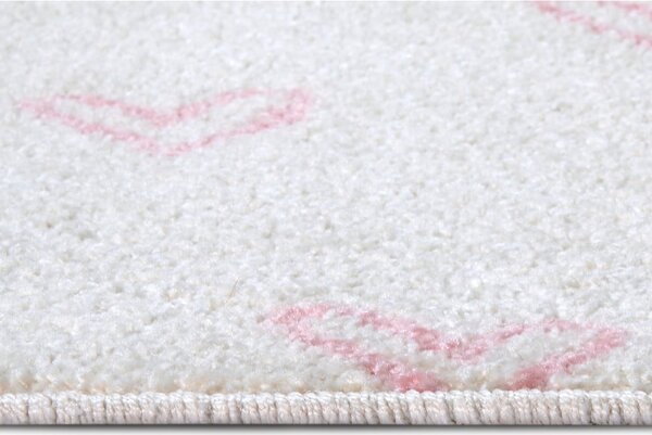 Tappeto per bambini rosa e bianco 120x170 cm Hearts - Hanse Home
