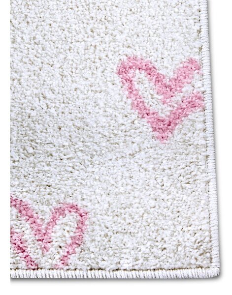 Tappeto per bambini rosa e bianco 120x170 cm Hearts - Hanse Home