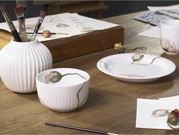 Ciotola in porcellana bianca Poppy, ø 12 cm Hammershøi - Kähler Design
