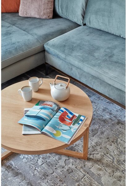 Tappeto in viscosa beige , 60 x 110 cm Margot Azul - Universal