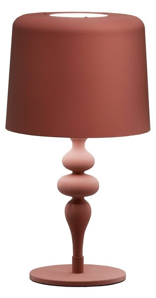 Lampada da tavolo Eva TL1 M, altezza 53 cm rosso