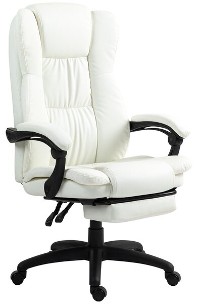 Sedia ergonomica per scrivania Vinsetto con funzione reclinabile, 68,5x68,5x113-121 cm