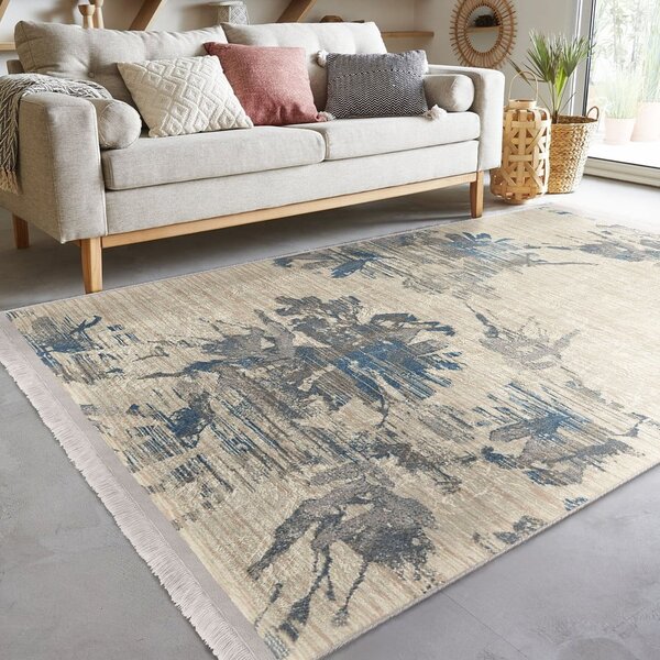 Tappeto blu-beige 80x150 cm - Mila Home