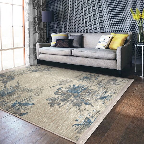 Tappeto blu-beige 80x150 cm - Mila Home