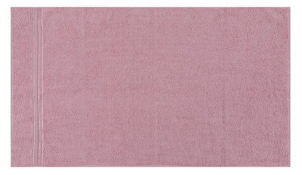 Asciugamani e teli da bagno in cotone rosa in set di 2 pezzi Dora - Foutastic