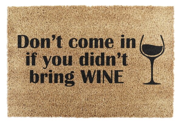 Zerbino in cocco 40x60 cm Without Wine - Artsy Doormats