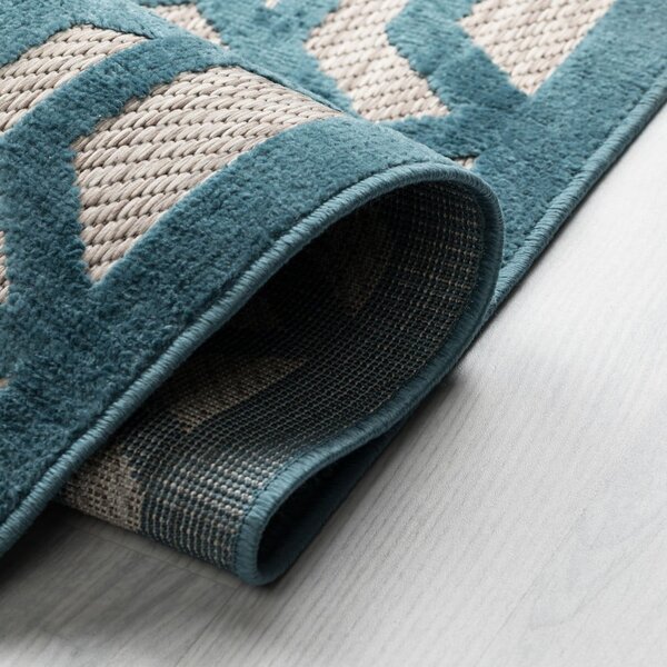 Tappeto blu per esterni 200x290 cm Oro - Flair Rugs