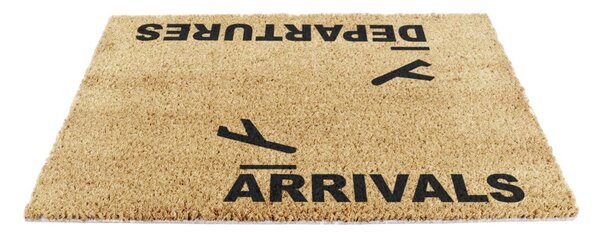 Zerbino in cocco 40x60 cm Arrivals and Departures - Artsy Doormats