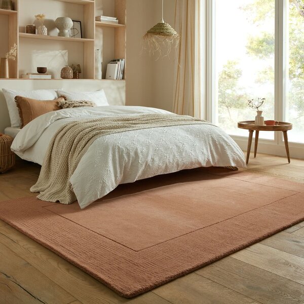 Tappeto in lana color mattone 120x170 cm - Flair Rugs