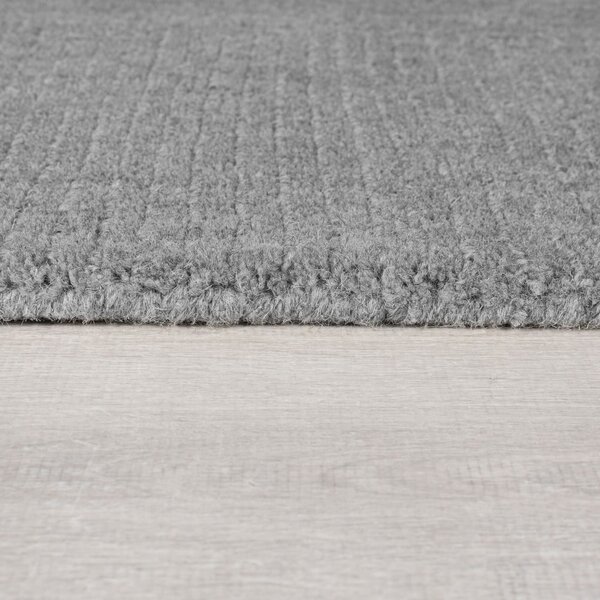 Tappeto greige in lana tessuto a mano 120x170 cm Border – Flair Rugs