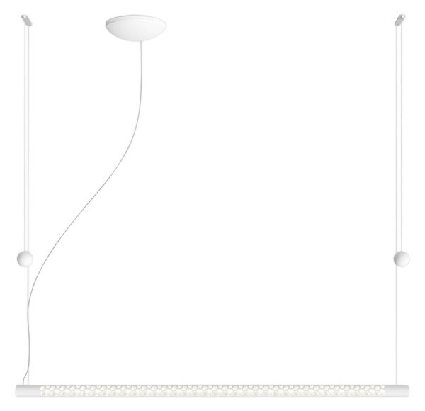 Rotaliana Squiggle H8 LED sospensione bianco 140cm