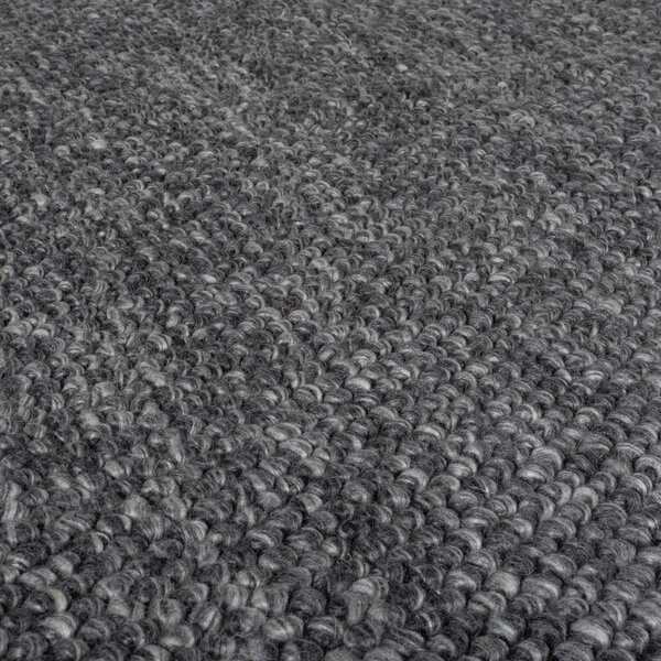 Tappeto in lana grigio scuro 60x230 cm Minerals - Flair Rugs