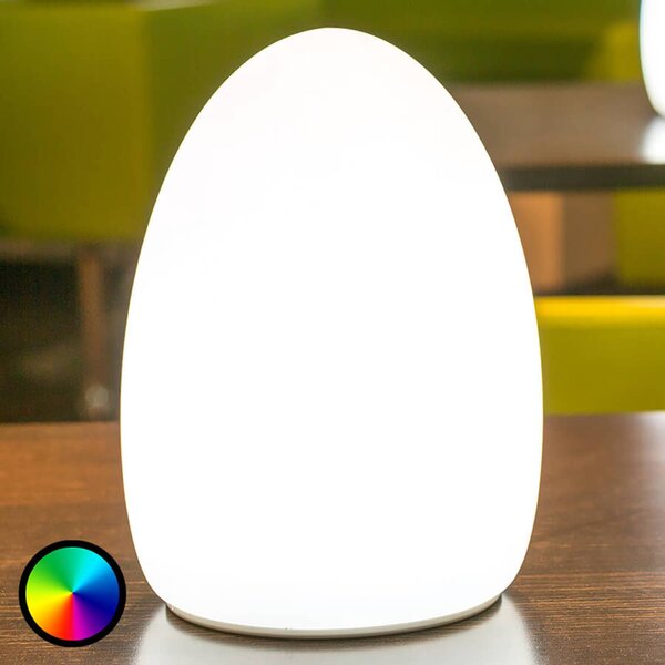Smart&Green Egg - una lampada decorativa controllata da un'app con batteria