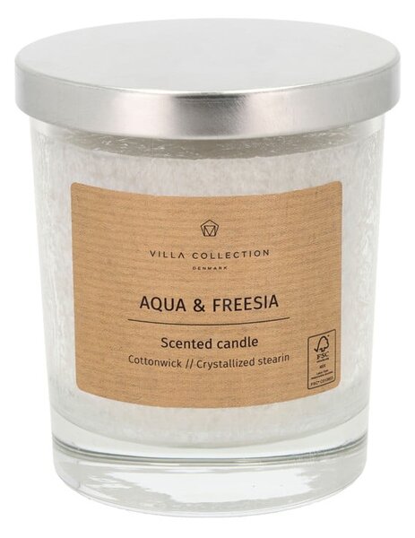 Candela profumata tempo di combustione 40 h Kras: Aqua & Freesia - Villa Collection
