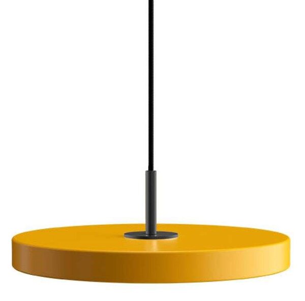 UMAGE - Asteria Mini Lampada a Sospensione Saffron Yellow/Black Top UMAGE