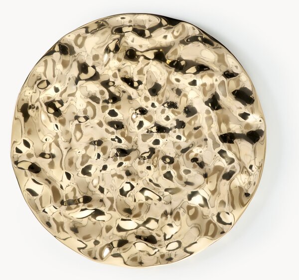 Decorazione da parete con superficie martellata Splash, Ø 100 cm