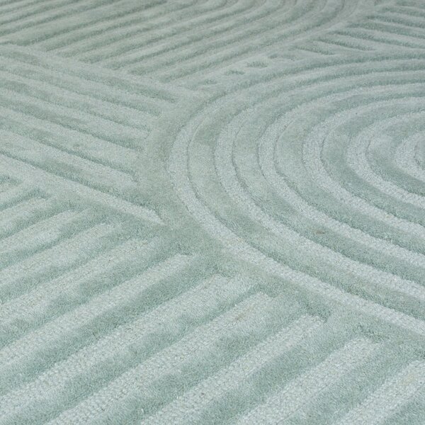 Tappeto in lana turchese 120x170 cm Zen Garden - Flair Rugs