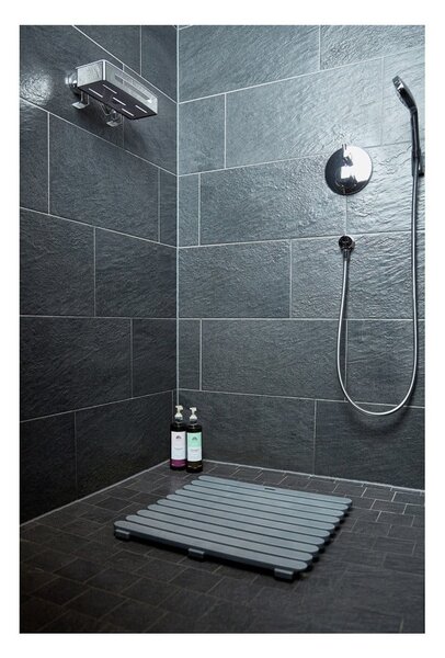 Tappeto grigio scuro per esterni Grigio per esterni, 55 x 55 cm - Wenko
