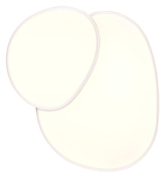 Plafoniera LED bianca 63,5x77 cm Rise - Trio