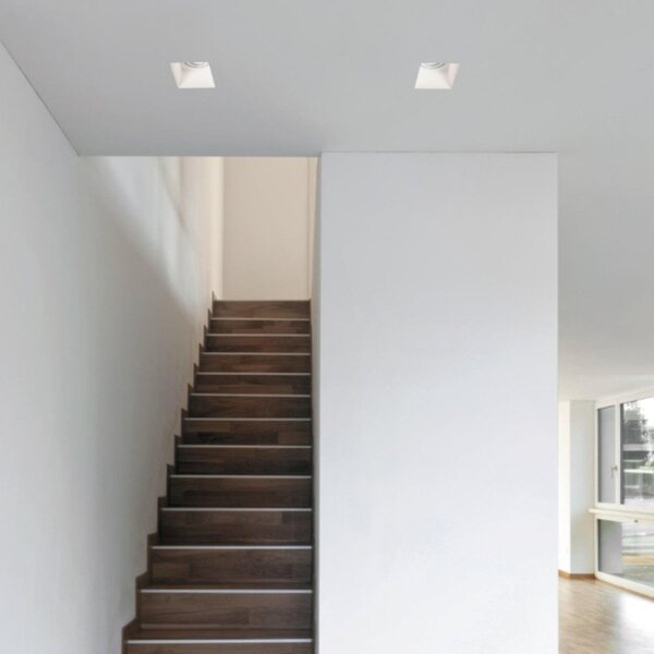 Faretto incasso sforzin illuminazione attica t177 gu10 led orientabile gesso - Sforzin Illuminazione
