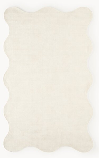 Tappeto tessuto a mano con bordo ondulato Wavy