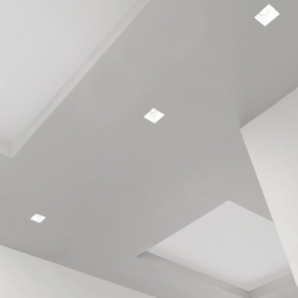 Faretto incasso sforzin illuminazione siris t165 gu10 led gesso - Sforzin Illuminazione