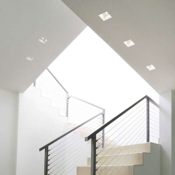 Faretto incasso sforzin illuminazione siris t165 gu10 led gesso - Sforzin Illuminazione