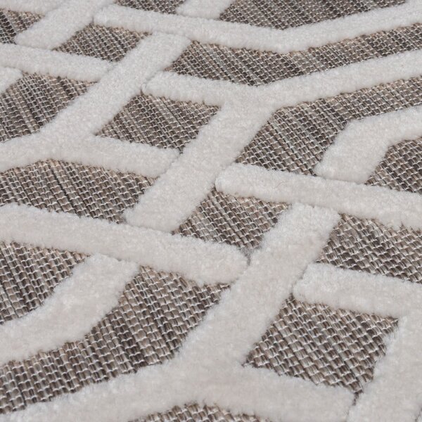 Tappeto beige per esterni 66x230 cm Mondo - Flair Rugs