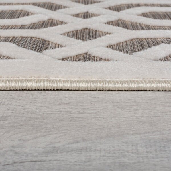 Tappeto beige per esterni 66x230 cm Mondo - Flair Rugs