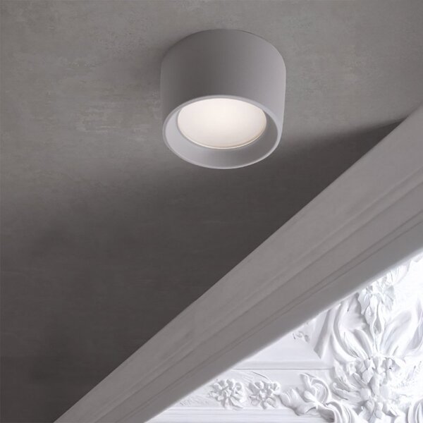 Plafoniera esterno resina top light pisa plg gr gx53 cct led ip55 - Top Light