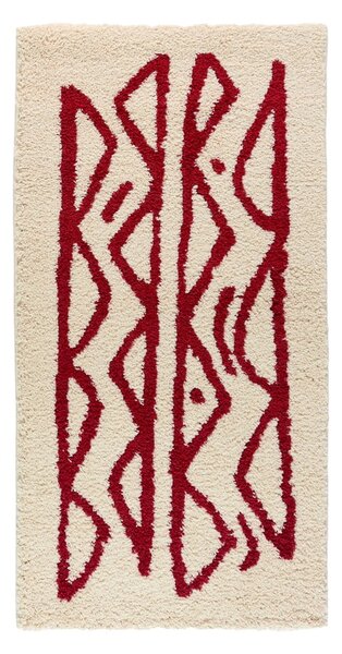 Tappeto crema e rosso , 80 x 150 cm Morra - Bonami Selection