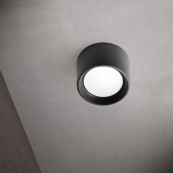 Plafoniera esterno resina top light pisa plg ne gx53 cct led ip55 - Top Light