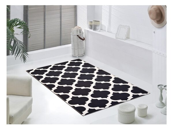 Tappeto Elisabeth in bianco e nero, 50 x 80 cm Geo - Vitaus