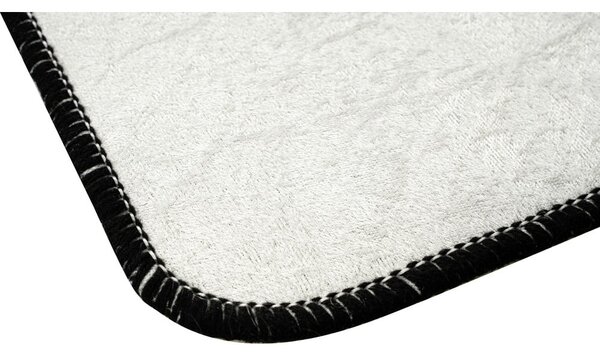 Tappetino da bagno bianco/nero 60x40 cm Little Cats - Foutastic