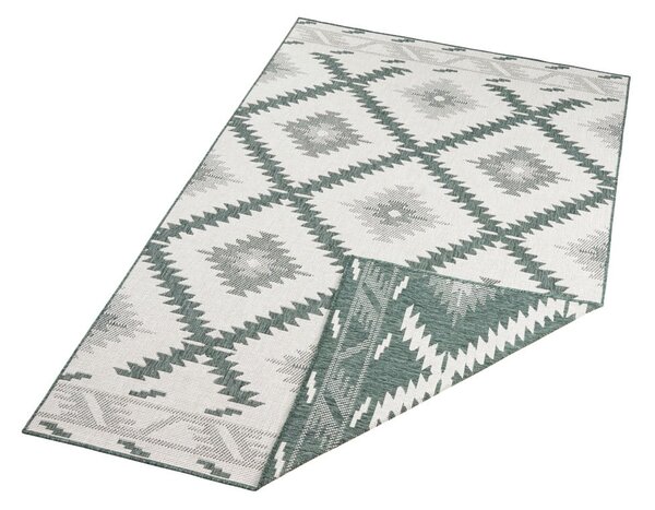 Tappeto da esterno verde e crema , 230 x 160 cm Malibu - NORTHRUGS